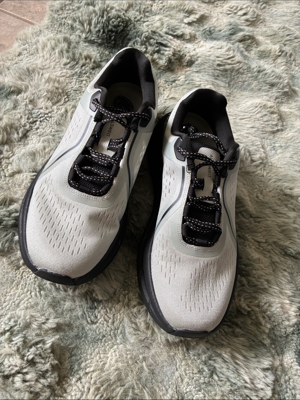 Women’s Athletic Running Shoes - gray and Black